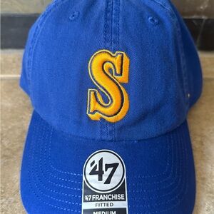 '47 Royal Blue Hat with Gold S Patch